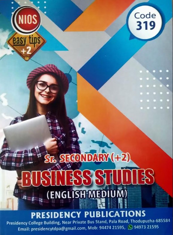 NIOS Easy Tips +2 Business Studies ( Padanasahayi ) Code 319